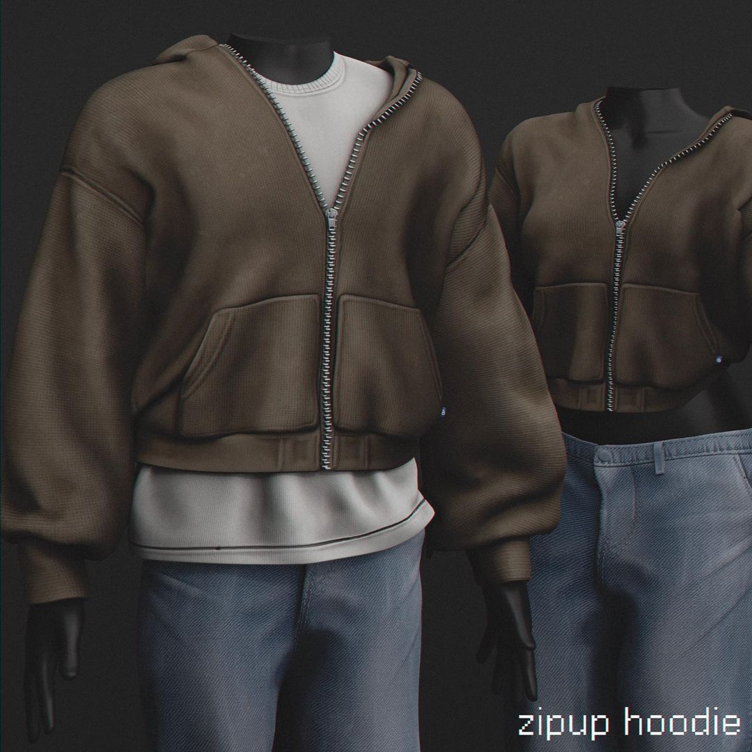 [SecondLife] ardor* - 01 jeans + zipup hoodie