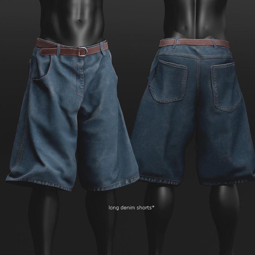 [SecondLife] ardor* - long denim shorts