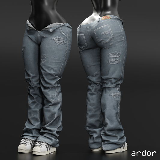 ardor* - open rip jeans