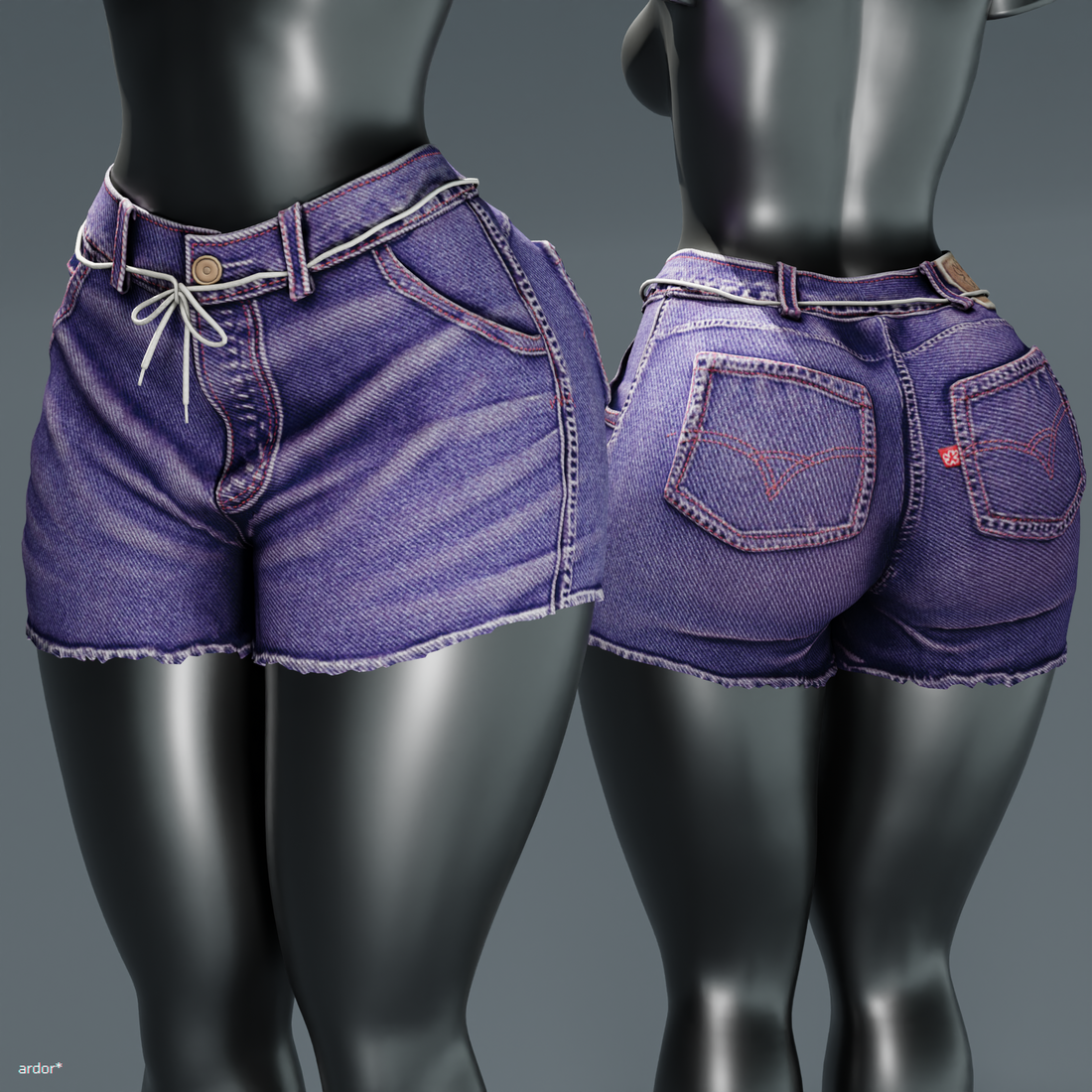 [SecondLife] ardor* - shoelace shorts