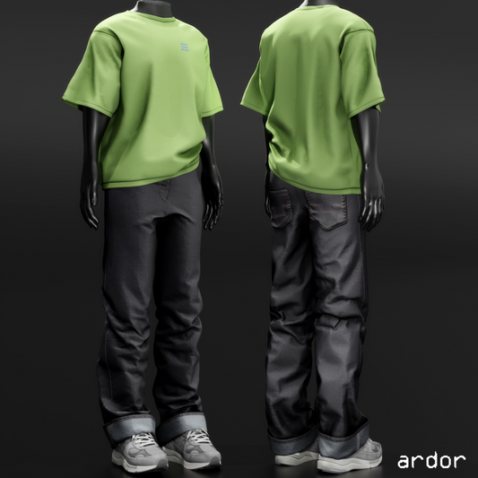 [SecondLife] ardor* - corner tee + tailored jeans