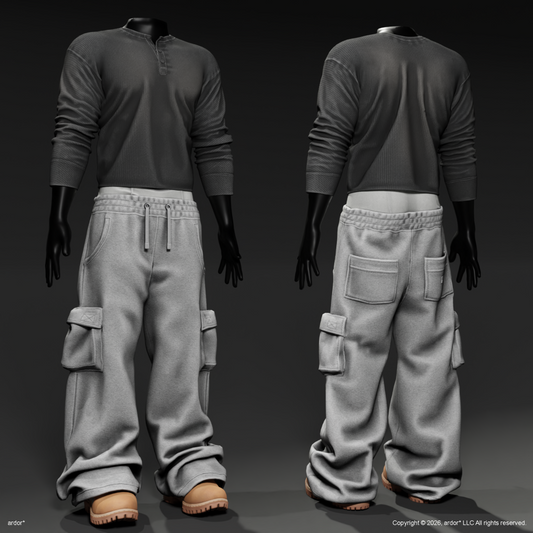 ardor* - cargo sweats + henley @ ALPHA 12PM SLT!