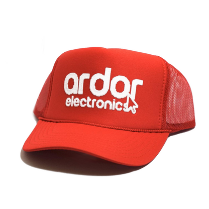 ardor* electronics trucker hat (red)