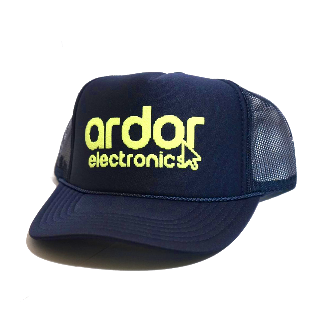 ardor* electronics trucker hat (navy)